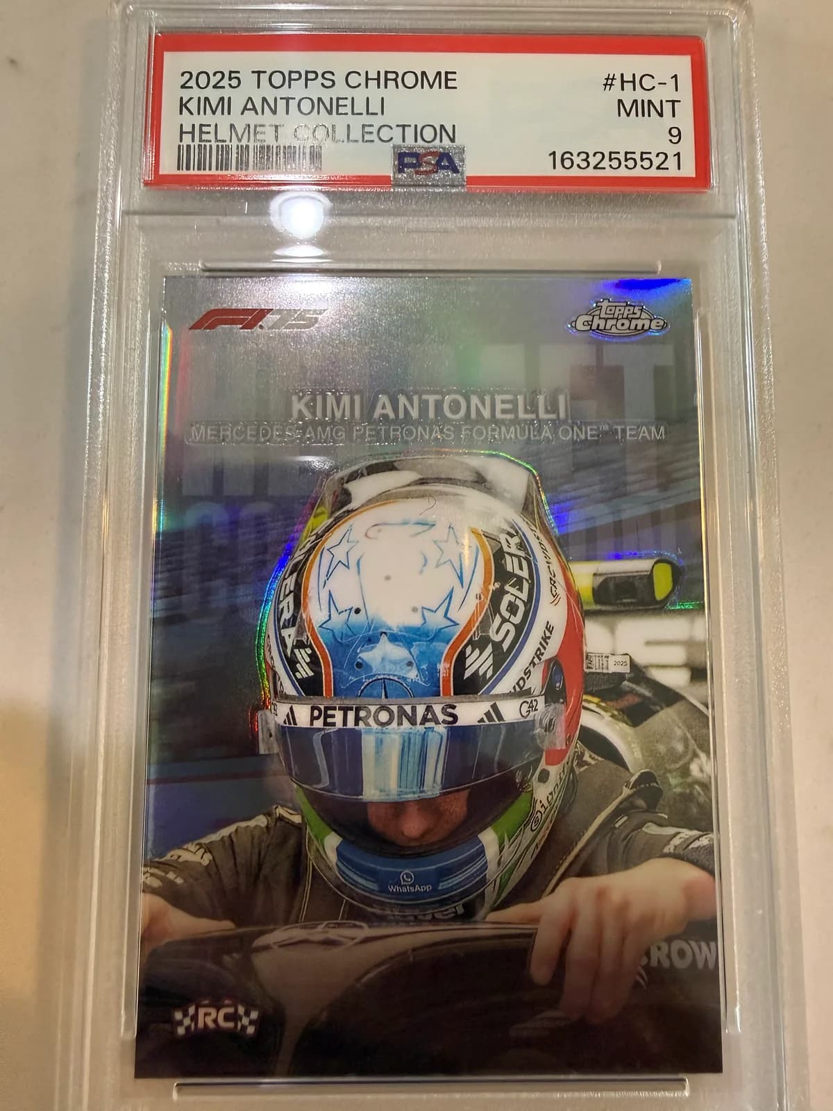 Kimi Antonelli Helmet Card